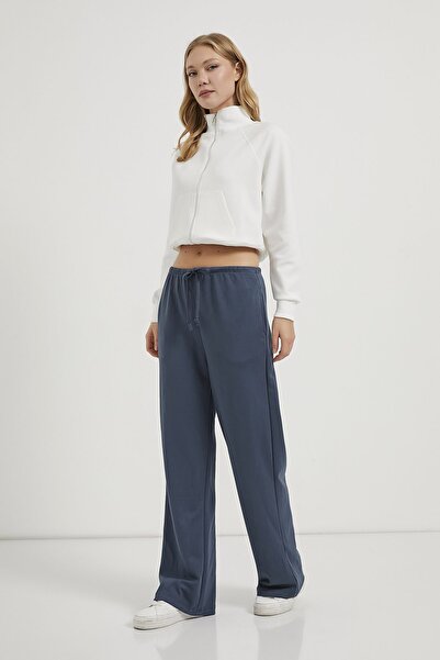 Arma Life Women's Elastic Wide Leg Smoked Modal Sweatpants