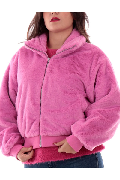 ONLY Jachetă de blană Only, roz