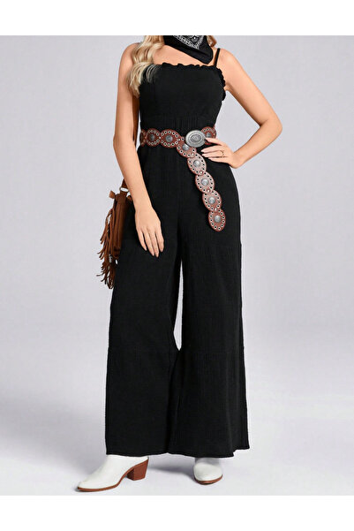 Sheya Curve+ long jumpsuit, black