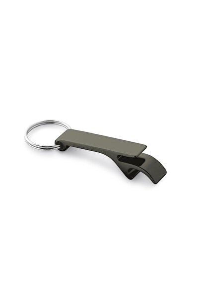 dalimag Metal Keychain with Bottle Opener, Aluminum, Gray, 11 x 60 x 15 mm
