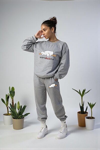 Wish BF Огромна качулка с принт на патица, зимна спортна екипировка с памучна...