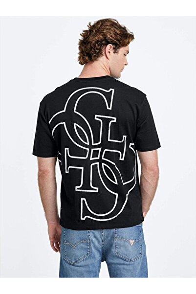 Guess Ανδρικό μπλουζάκι Regular Fit Quatt