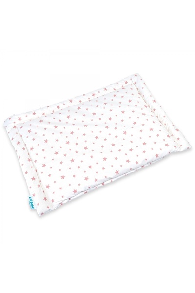 Boema Home Deco Baby pillow made of cotton 40 x 60 cm, pink stars