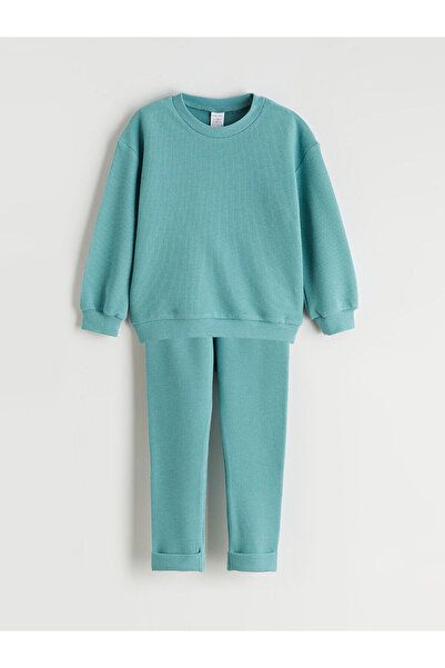 LC Waikiki Basic Baby Boy Sweatshirt and Sweatpants