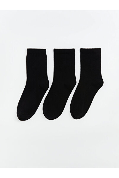 LC Waikiki Sparkling Selections from Shining Store |   Women's Plain Socks 3-Pack