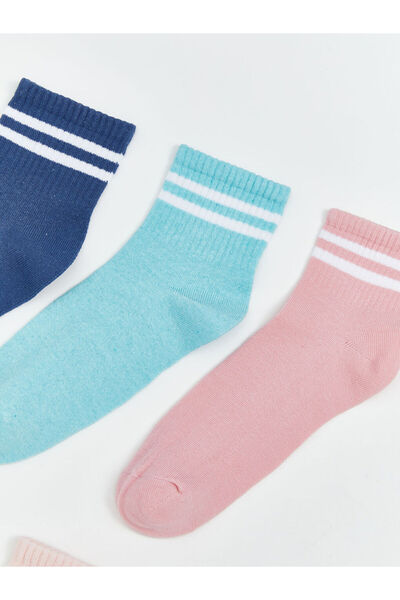 LC Waikiki Sparkling Selections from Shining Store |   Striped Women's Socks 5 Pack