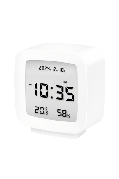 Mobile Tuning Digital clock, multifunctional, compact, portable, with 3 x AAA batteries, temperature and humidity