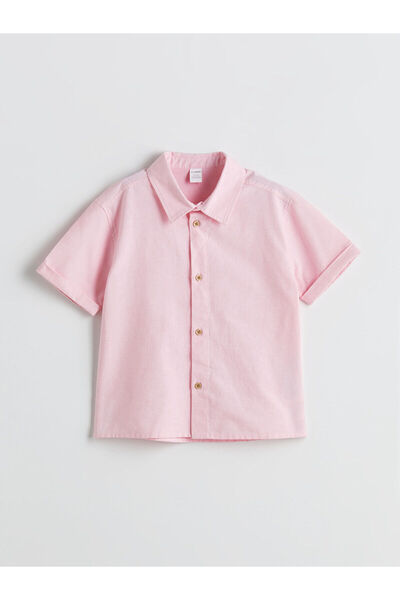 LC Waikiki LCW Kurzarm-Basic-Hemd für Jungen