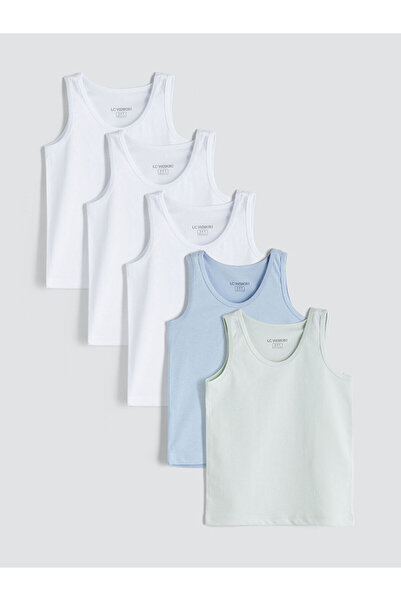 LC Waikiki Peak New Season Crew Neck Boys' Undershirt 5-Pack