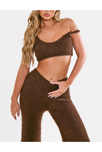 Pretty Little Thing PRETTYLITTLETHING top, brown