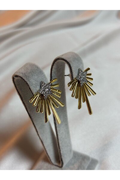 mysteriajewelry Parlayan Yıldız Çelik Küpe