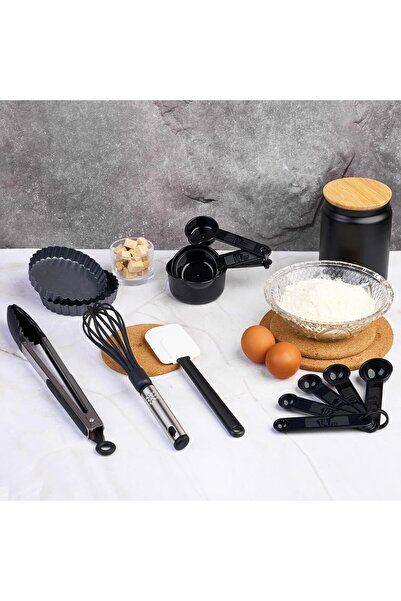 Onuvio Σετ μαγειρικών σκευών από νάιλον ανθεκτικό στη θερμότητα, 25 τεμάχια, αντικολλητικό, με βάση – Onuvio®