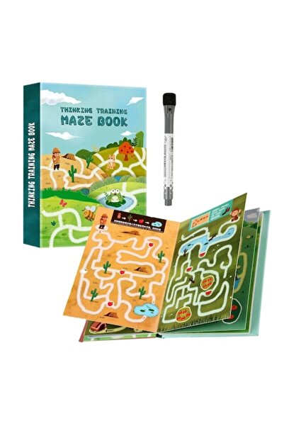 alete Carte labirintică cu 24 de labirinturi, Scrie și șterge, 2 până la 8 ani