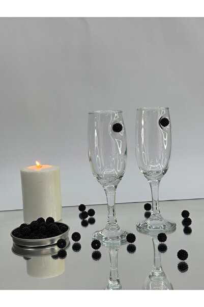 KirLiNova كأس كوكتيل بلاك بيري 2 قطعة (كوب للماء مع القهوة/كأس كوكتيل) 190 مل