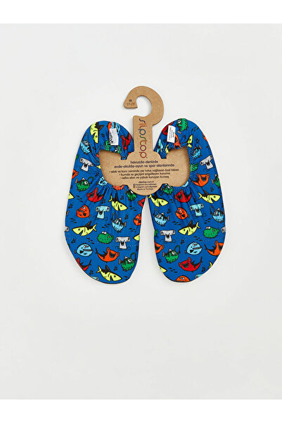 LC Waikiki Blue Printed Baby Boy Sea Shoes