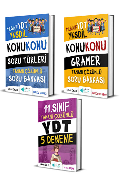 Erkan Önler Yayınları 11.SINIF YDT-YKSDİL SORU VE DENEME SETİ