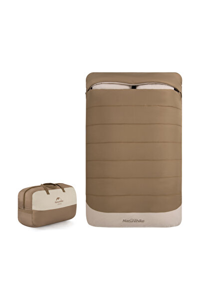 Naturehike Çift Kişilik Kahverengi Uyku Tulumu