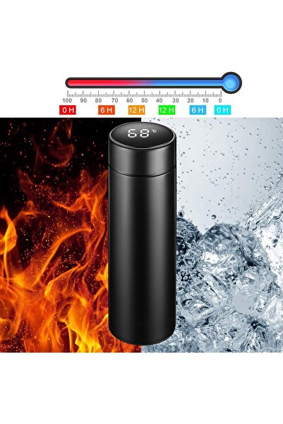 Hope 500ml Vacuum Insulated Smart Mug with LCD Touch Screen Stainless Steel Travel Mug