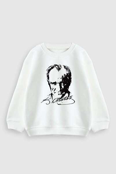 MARKOLL 1-5 Yaş Çocuk Atatürk Baskılı Sweatshirt