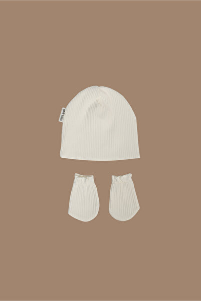 YHH Kids Newborn Hat & Gloves Set – 100% Cotton Combed Extra Soft Lightweight Anti-Sweat, 0-6 Months Unisex