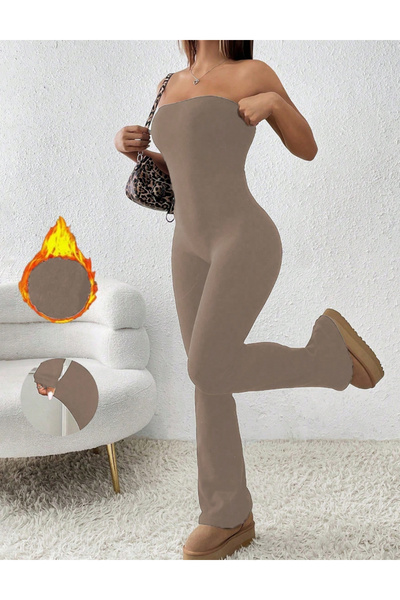 Sheya Sheya long jumpsuit, brown