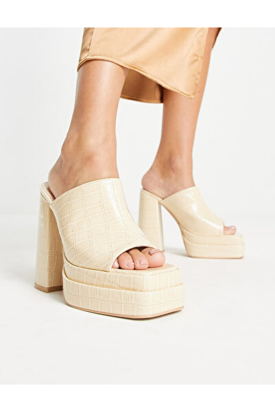 Raid RAID heeled clogs, cream