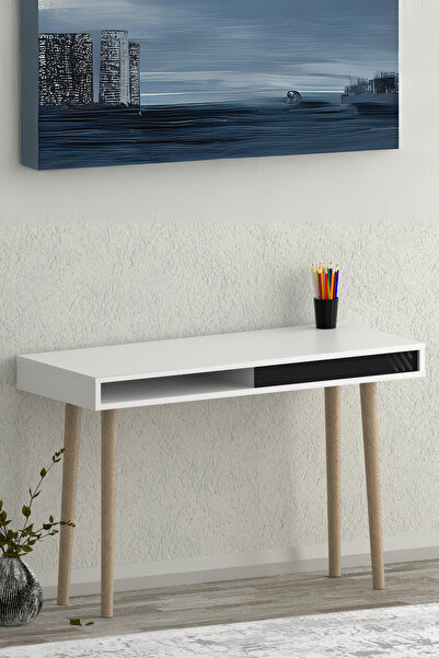 Sevinse Home ROMİ Çalışma Masası Beyaz 114 x 74 x 45 cm