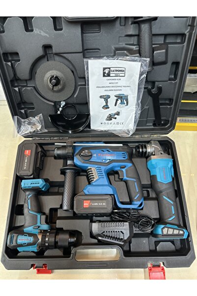 CATPOWER EL ALETLERİ CATPOWER 4130 3 makina 2 batarya 4.0 ah