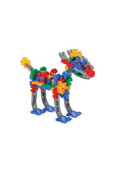 Nilly Toys 03 507 قطع بناء 128 قطعة في حقيبة شوك