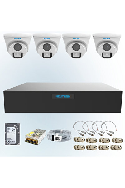 NEUTRON 4'LÜ AHD KAMERA FULL SETİ
