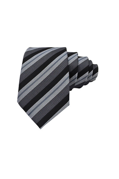 Elegante Cravatte Classic Striped Patterned Tie - Special Boxed