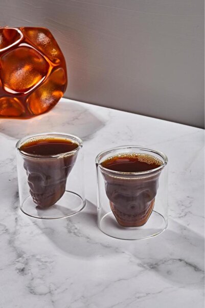 Perotti SKULL 2'Lİ ESPRESSO BARDAK 75ML