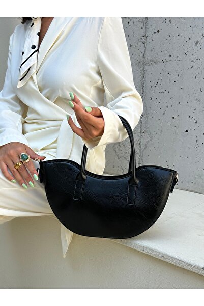 cocy-col SOPHİA MODEL SİYAH KADIN EL VE OMUZ ÇANTASI