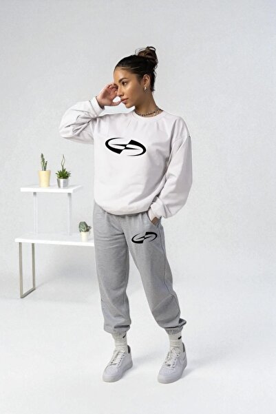 Wish BF طقم بدلة رياضية بقلنسوة مطبوعة بنجوم كبيرة الحجم مع بطانة داخلية من ا...