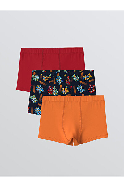 LC Waikiki Boxeri pentru băieți imprimați LCW Kids 3 bucăți (W5)