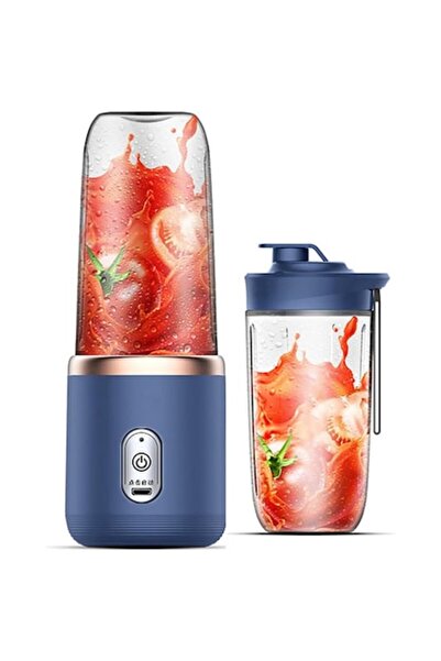 dalimag Mini Blender Electric Gelle, Portable, 80W, 20,000 RPM, Large Autonomy, 400ml Capacity, 6 3D Stainle