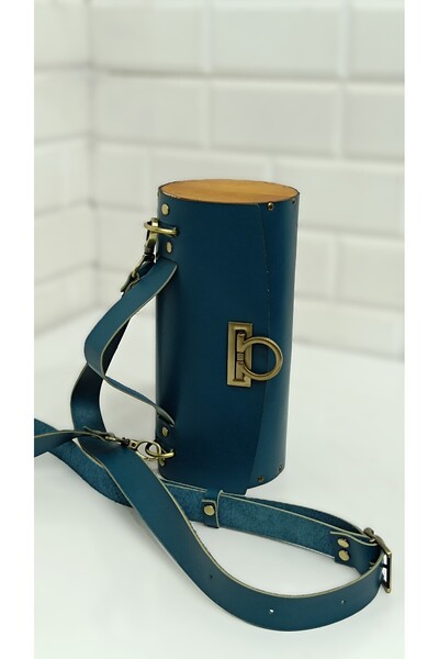 MARSEDO Women's Wooden Edged Genuine Leather