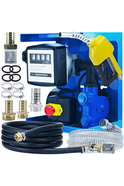 BLACK Pompă autoamorsantă de distribuție a combustibilului cu supapă de retur...