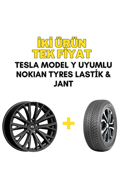 Nokian Tyres Tesla Model Y Uyumlu Nokian 255/45R19 Yaz Lastigi 4 Adet Yılı:2023 + DY1289 19" Jant 4 Adet