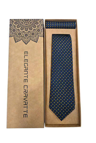 Elegante Cravatte Checkered Pattern Classic Tie - Special Boxed
