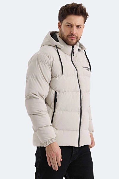 Slazenger Ανδρικό μπεζ παλτό Ανδρικό παλτό Heiner Μπεζ παλτό ST24JE073-120