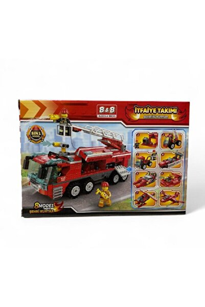 Birlik Oyuncak 61 Piece Fire Brigade Lego Set 7592