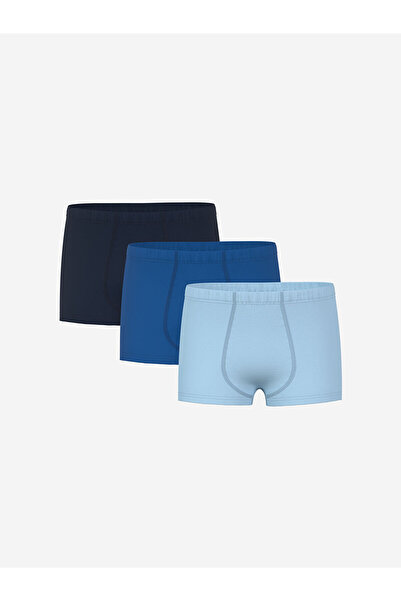 LC Waikiki LCW Kids Lacivert Basic Erkek Çocuk Boxer 3'lü