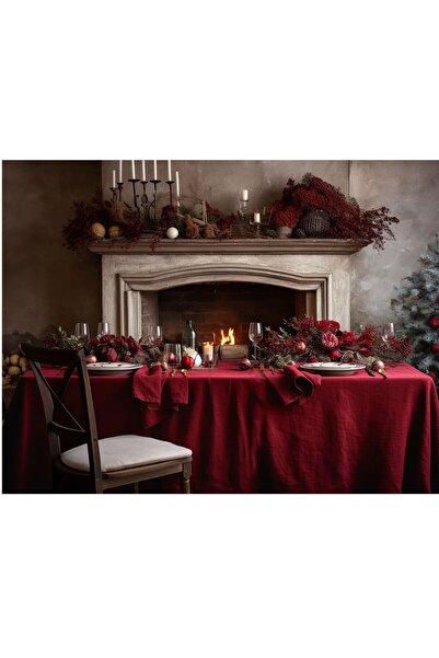 shules collection Buldan Lan Crvena boja Stolnjak