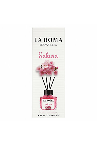 LaRoma Reed Diffuser with scented sticks La Roma Sakura, 130 ml, aroma diffuser