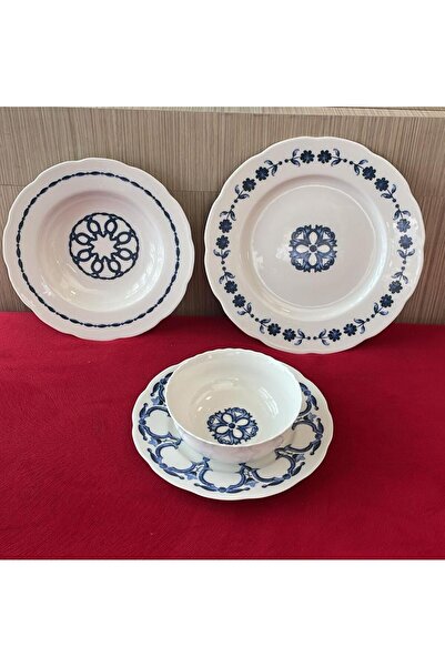 Kütahya Porselen BONE OLYMPOS 24 PARÇA YEMEK TAKIMI ( OUTLET )