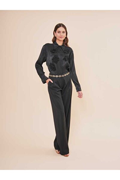 SERPİL Çiçek Nakışlı Gömlek 50425