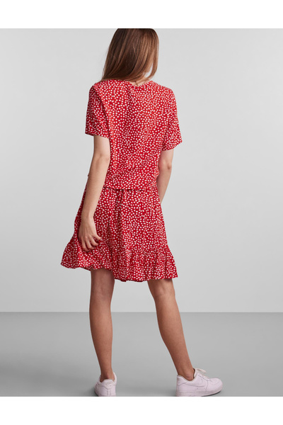 PIECES Pieces short-sleeved shirt, red