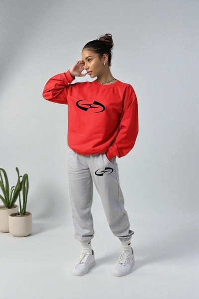 Wish BF طقم بدلة رياضية بقلنسوة مطبوعة بنجوم كبيرة الحجم مع بطانة داخلية من ا...