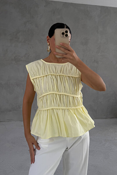 Seda Yalçın Atelier Yellow Design Tulipa Blouse